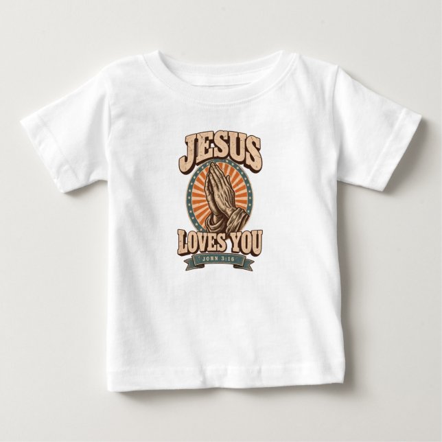 Baby Toppar & T-Shirts Kristet tema (Framsida)