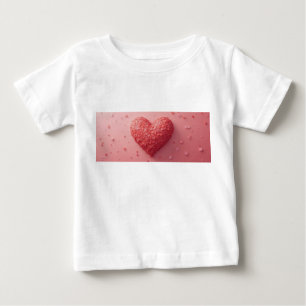 Baby Toppar & T-Shirts Rosa poster hjärtskjorta