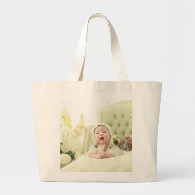 baby tote bags jumbo tygkasse (Framsidan)