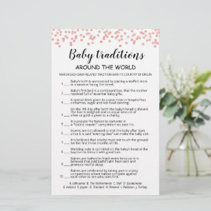 Baby Traditions-spelet Baby Shower party-spel