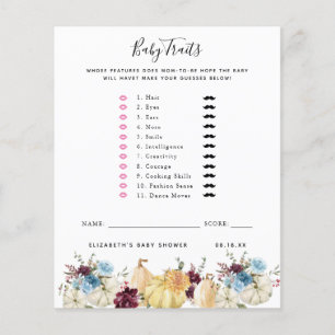 Baby Traits   Barnstödsspel