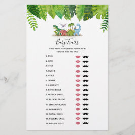 Baby Traits Dinosaur Baby Shower-spel