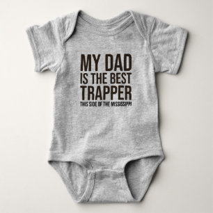 Baby Trapping Jersey Bodydräkt Shirt från Pappa T