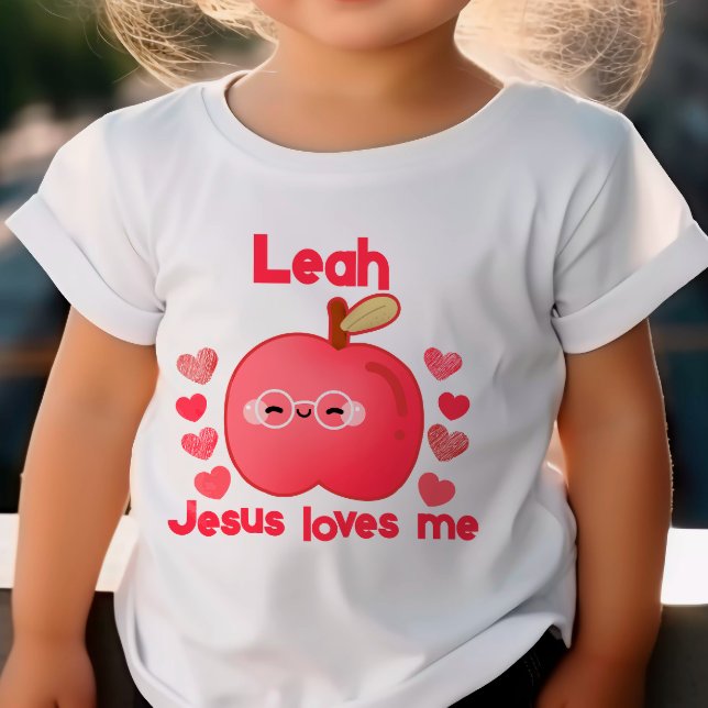 Baby trasa Jesus kärlek me T Shirt (Skapare uppladdad)