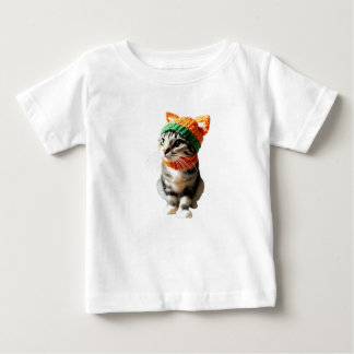 baby trasa, t-shirt med kattutskrift