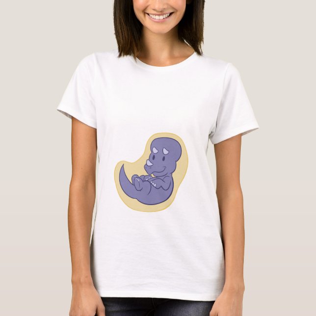 Baby Triceratops Mammairy Shirt Tee (Framsida)