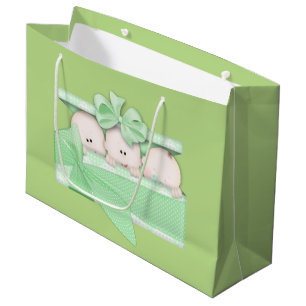 Baby Triplets Unisex stor presentväska