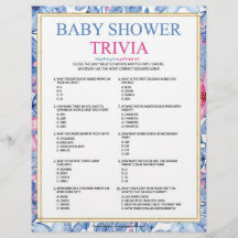 Baby Trivia [Blommigt Vattenfärger]