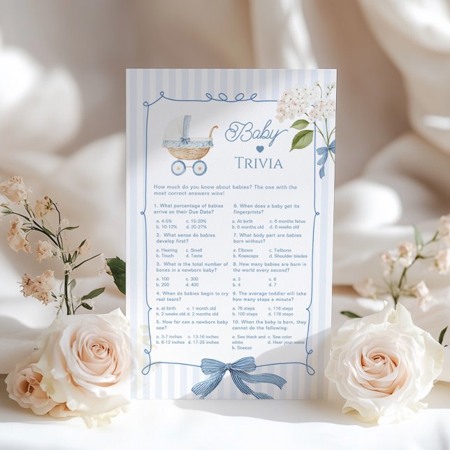 Baby Trivia French Nursery Blue Coquette Carriage (Skapare uppladdad)