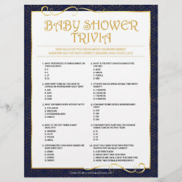 Baby Trivia [Golden Blue] Brevhuvud