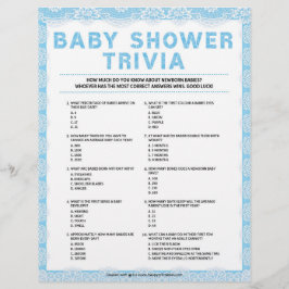 Baby Trivia [Luxury Snöre [Blue] Brevhuvud