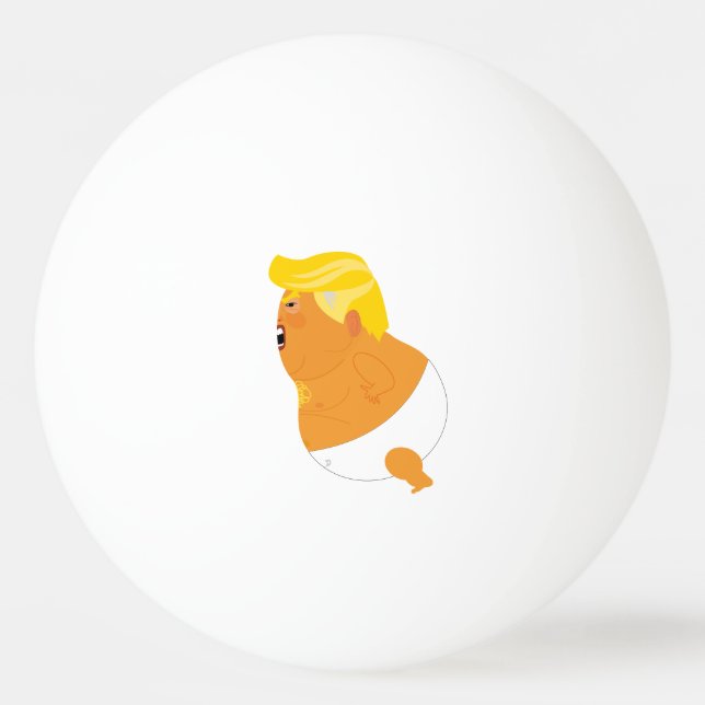 Baby Trump Blimp pong boll (Framsidan)