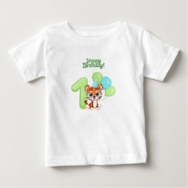 Baby Tshirt - First Birthday Baby T Shirt