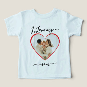 Baby tshirt i kärlek mitt mamma t shirt