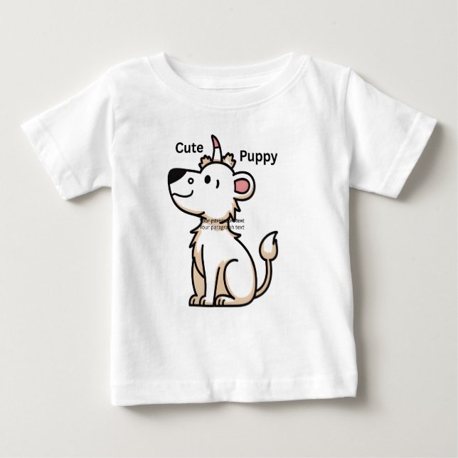 Baby Tshirt T Shirt (Framsida)