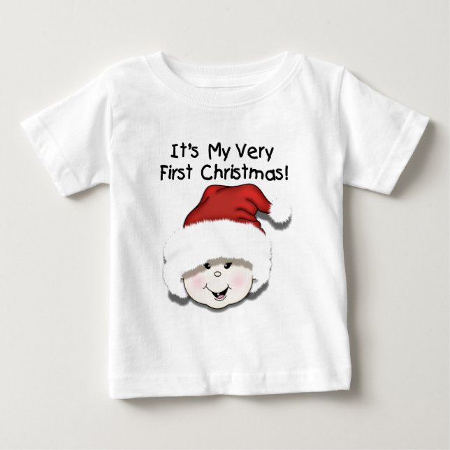 Baby Tshirts och presenter för första julen (Framsida)