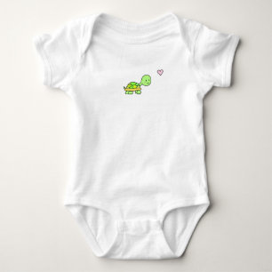 Baby Turtle Bodydräkt T Shirt