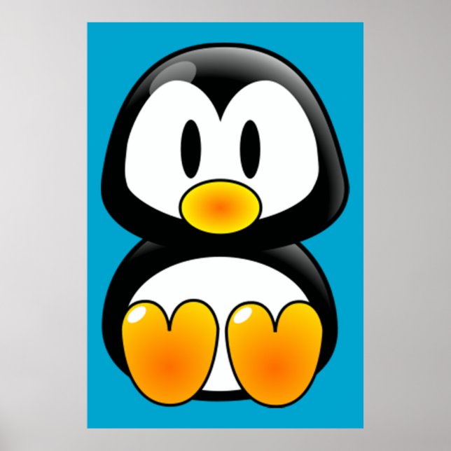 Baby Tux art poster (Framsidan)