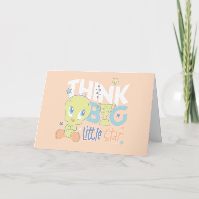 Baby TWEETY™ - Tänka Big Little Star Kort (Framsida)