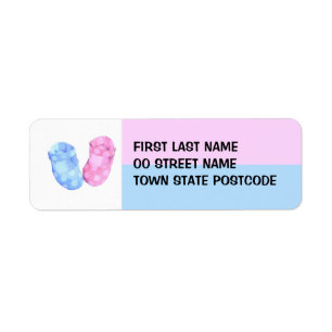 Baby Twillingars Bootys Returadressetikett Returadress Etikett