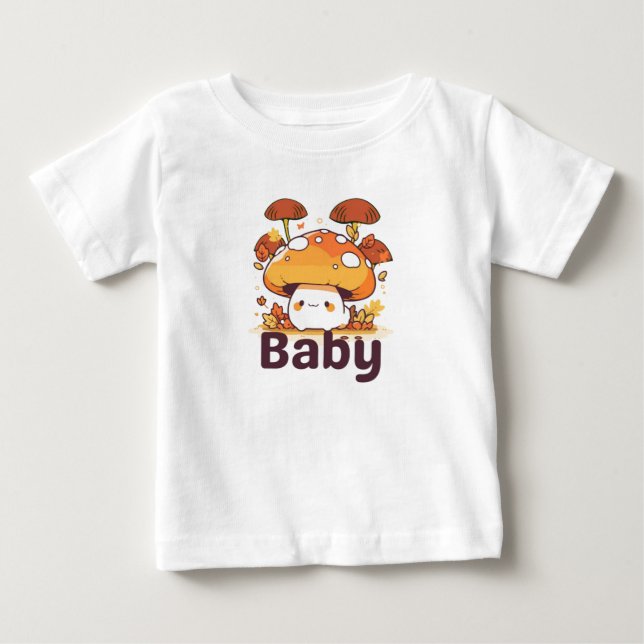 Baby Typografbarn T Shirt (Framsida)