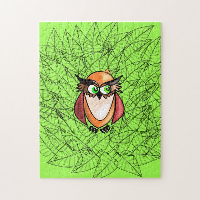 Baby Uggla Jigszle Puzzle Pussel (Vertikal)