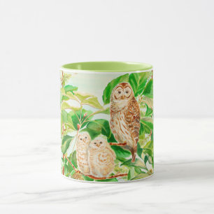 Baby uggla kaffe mugg