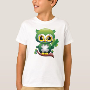 Baby Uggla St Patrick Paddy Tecknad T-shirt