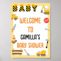 Baby under Bygge för babyskor - spelskylt