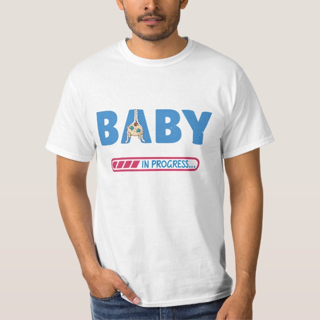 Baby under pågående affärskort T-Shirt (Framsida)