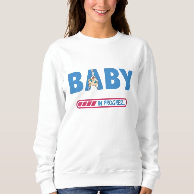 Baby under pågående affärskort T-Shirt (Framsida)
