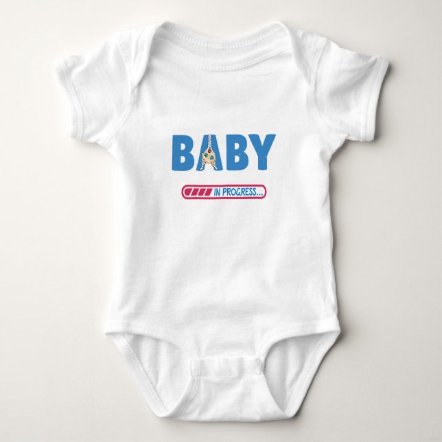 Baby under pågående affärskort T-Shirt (Framsida)