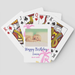 Baby-ungar, första födelsedag, lägg till namn datu casinokort