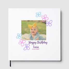 Baby-ungar, första födelsedag, lägg till namn datu gästböcker