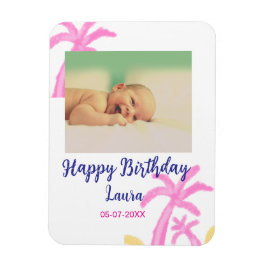 Baby-ungar, första födelsedag, lägg till namn datu magnet