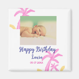 Baby-ungar, första födelsedag, lägg till namn datu magnet