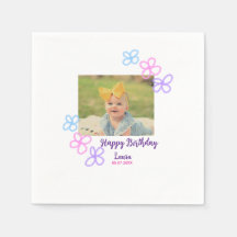 Baby-ungar, första födelsedag, lägg till namn datu