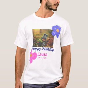 Baby-ungar, första födelsedag, lägg till namn datu t shirt