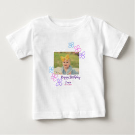 Baby-ungar, första födelsedag, lägg till namn datu t shirt
