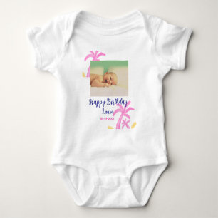 Baby-ungar, första födelsedag, lägg till namn datu t shirt