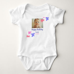 Baby-ungar, första födelsedag, lägg till namn datu t shirt