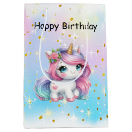 Baby Unicorn Birthday Bag
