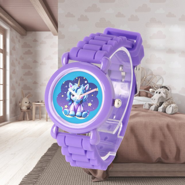 Baby Unicorn in PJ's e Watch Watch Watch Armbandsur (Skapare uppladdad)