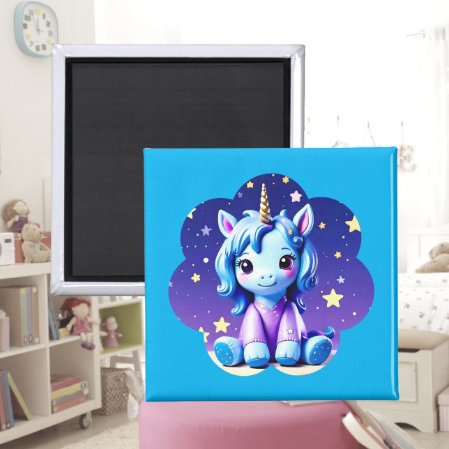 Baby Unicorn in PJ's Magnet (Skapare uppladdad)