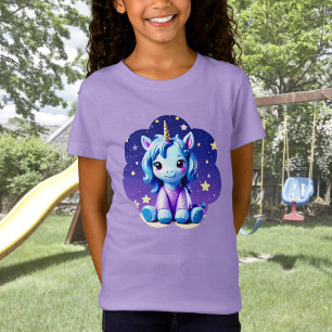 Baby Unicorn in PJ's T-Shirt