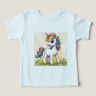 Baby Unicorn Småbarn-skjorta T Shirt