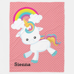 Baby Unicorn (stor) Fleecefilt