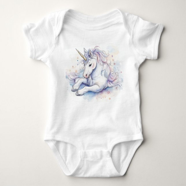 Baby Unicorn T Shirt (Framsida)
