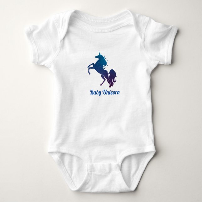 Baby Unicorn T Shirt (Framsida)