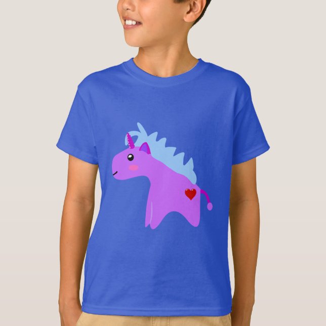 Baby Unicorn Tee Shirt (Framsida)